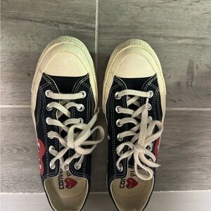 Comme des Garcons Black and White Sneakers